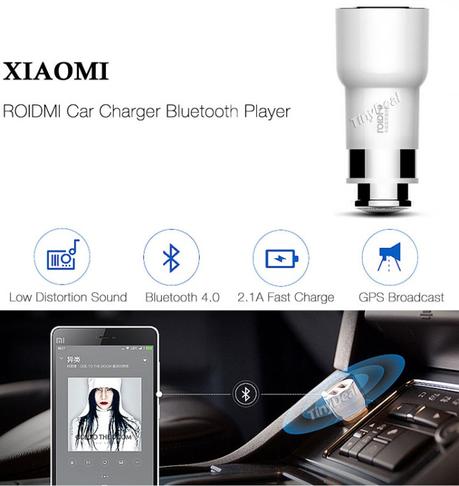 Chargeur de voiture Bluetooth Xiaomi tinydeal