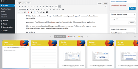 Paste 2 le presse-papier intelligent pour macOS Paste 2 le presse-papier intelligent pour macOS