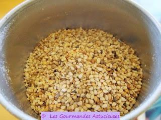 Houmos de lentilles corail (Vegan)