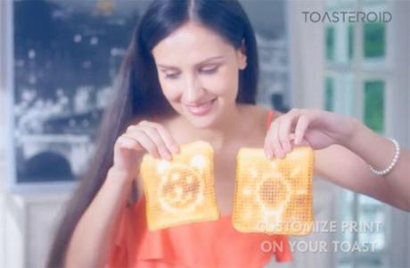 Toasteroid : ce grille-pain va vous permettre d’imprimer des dessins sur vos toasts !