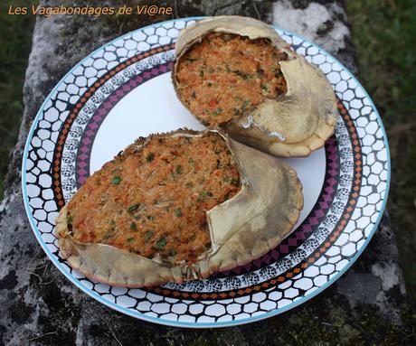 Crabes farcis à la Gabonaise