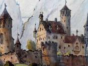 aquarelle pour Neuschwanstein Franz Pocci