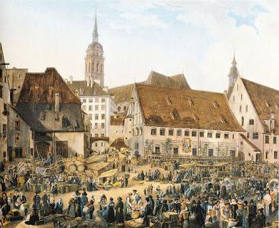 Le Munich de Domenico Quaglio avant les transformations du Roi Louis Ier de Bavière