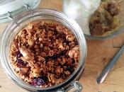 Granola confiture figues huile pistache