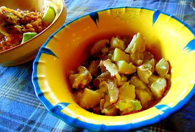 Salade de pommes de terre piquante