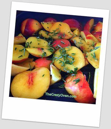 Filet mignon express aux nectarines rôties et au romarin
