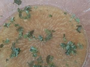 Concombre à l'indienne La sauce