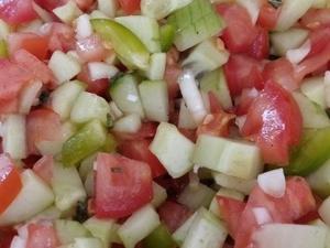 Concombre à l'indienne Cliquer sur les photos pour les agrandir