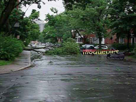 Montréal - Un jour d'orage
