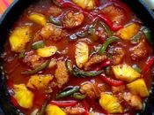 Lotte sauce aigre-douce sino-mauricienne poivrons ananas Victoria