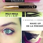 Make-up de la pressée : 3 minutes / 3 produits