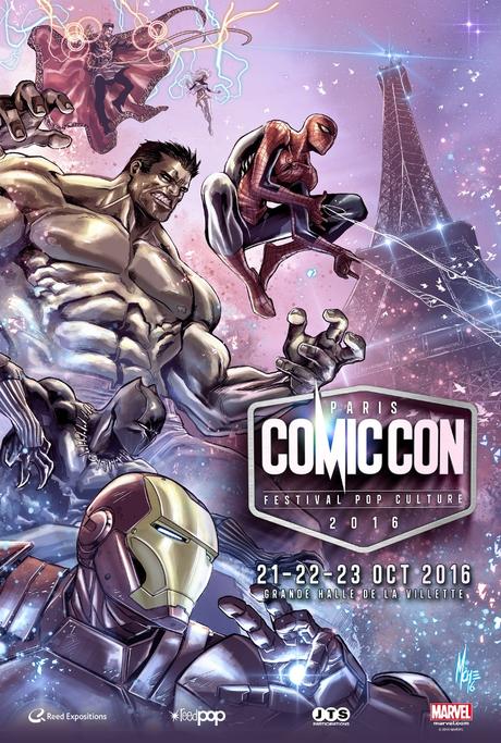Le Comic Con Paris 2016 dévoile son affiche