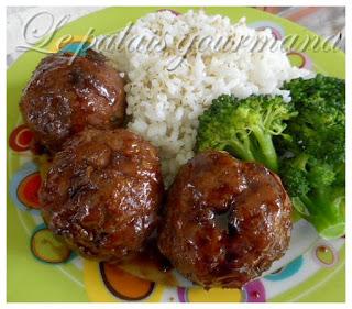 Boulettes de porc aux cacahuètes