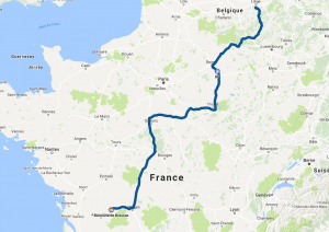 Vers les Charentes - 900km