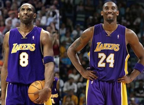 8 et 24, deux numéros qui symbolisent Kobe Bryant