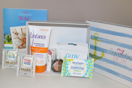 contenu my sweetie box aout 2016 sunny side