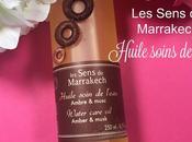 Huile soin l'eau avec Sens Marrakech