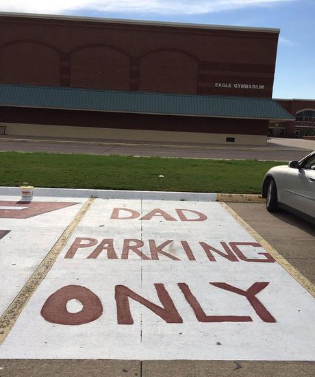 Peindre sa place de parking