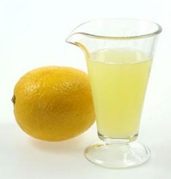 Le jus de citron