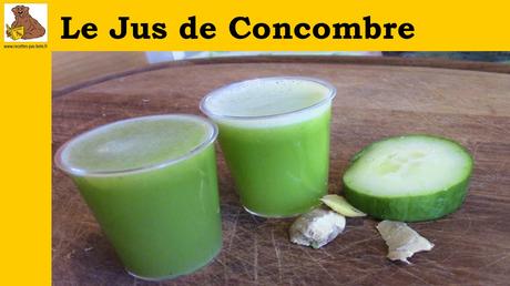 cuisine marocaine jus de concombre