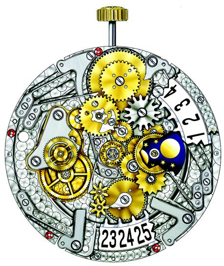 Patek Philippe Annual Calendar Ref. 5396_Images_1996_Annual Calendar_Drawnigs 315 S IRM QA LU_315 S IRM QA LU_tif_CMJN_315 S IRM QA LU