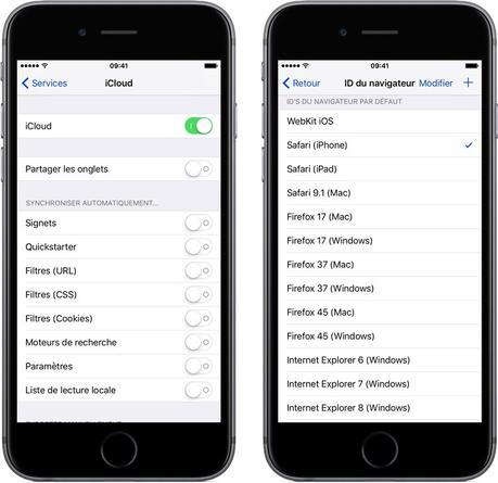iCab Mobile ajoute les dossiers et signets colorés sous iOS 10