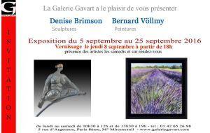 Galerie GAVART exposition Denise BRIMSON sculptures et Bernard VOLLMY peintures 5/25 Septembre 2016 Capture.JPGABRU