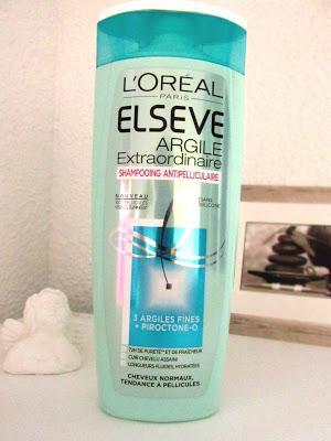 Elseve Argile Extraordinaire de L'Oréal un shampoing qui promet 3 jours de pureté et de fraîcheur.