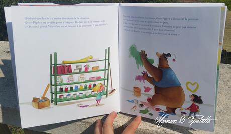 Livre pour la rentrée Valentine & gros Pépère à l’école