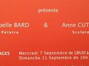 Galerie Arnaud BARDà Boulogne exposition Isabelle BARD peintre Anne CUTZACH sculpteur Septembre Octobre 2016e