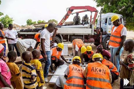 Création de posts par Akon Lighting Africa