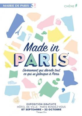 Ouvrez vos agendas ! Exposition « Made In Paris », du 7 septembre au 22 octobre, à l'Hôtel de ville