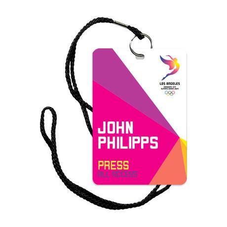 Le logo (et ses dérivés) de L.A pour les J.O 2024