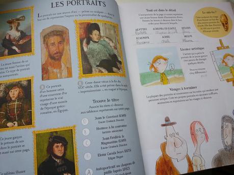 Jouer et découvrir #36 – Cahier d’activités L’Art (Usborne – dès 6 ans)