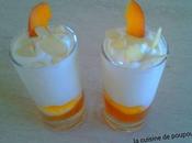 Verrine fromage blanc abricots amandes