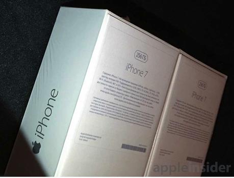 L'emballage de l'iPhone 7 ?