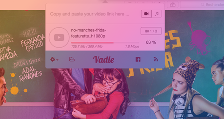 Vadle peut télécharger les vidéos YouTube, Vimeo, Facebook en 4K