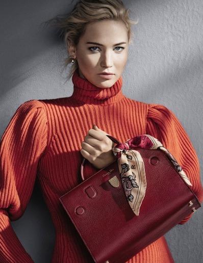 Jennifer Lawrence star de la nouvelle campagne Dior accessoires...