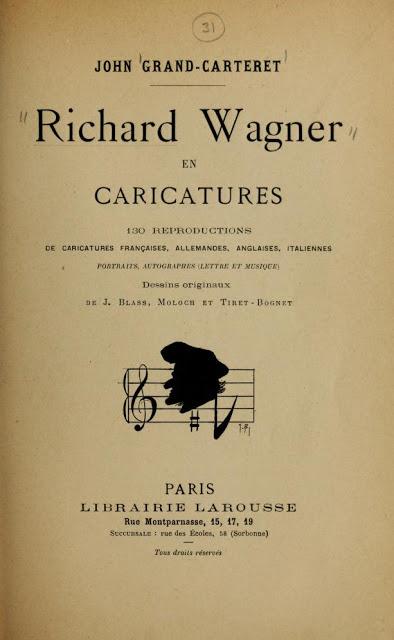 Dix caricatures de Richard Wagner par J. Blass