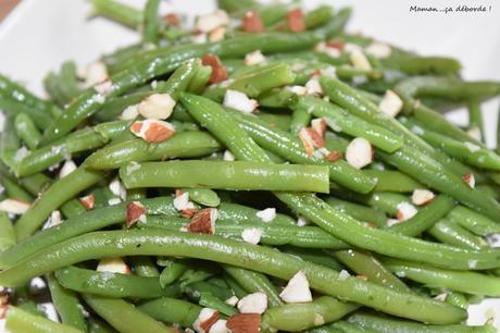 Haricots verts à l’ail et aux noisettes Haricots verts ail et noisette