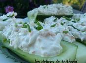 barquettes concombres surimi