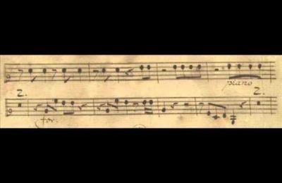   Concerto en ré pour 2 cors, 2 hautbois, basson, cordes. Allegro