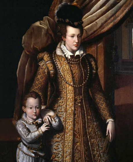 Jeanne d'Autriche avec son fils Philippe - Galerie des Offices de Florence