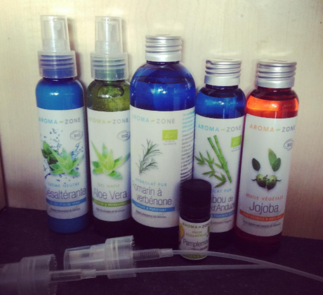 Passage aux produits naturels : ce qui a changé dans ma salle de bains. commande aromazone