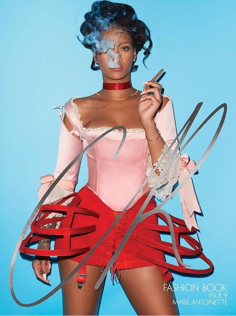 Rihanna en couv' du CR Fashion Book Marie-Antoinette...