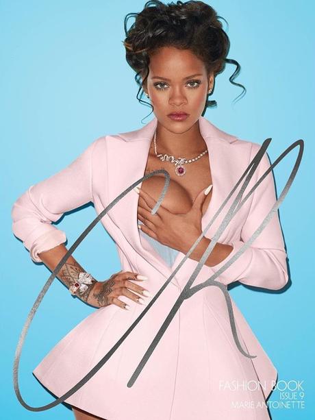 Rihanna en couv' du CR Fashion Book Marie-Antoinette...