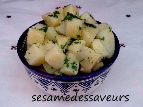 SALADE DE POMMES DE TERRE ET CAROTTES, cuisine du monde