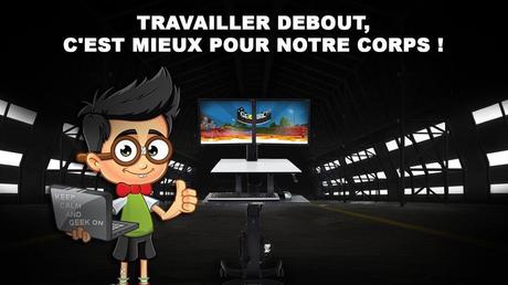 Travailler debout, c’est mieux pour notre corps !