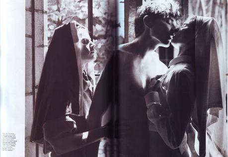 #ThrowBackFashion Nun Head by Sebastian Faena for Pop Magazine Fall/Winter 2008