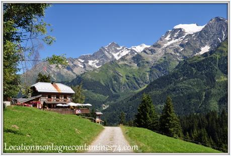 Bain de soleil aux Contamines Montjoie